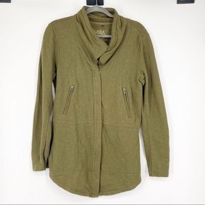PRANA Military Green zipper utility jacket  M